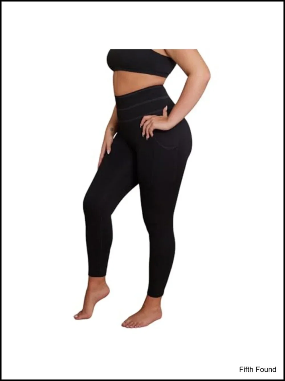 Tummy Control Leggings with Pockets – No Roll High Rise Postpartum Yoga Pants